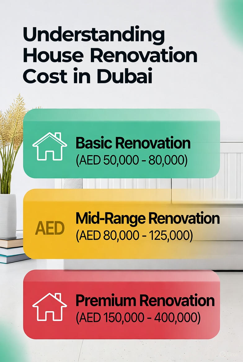 House renovation cost Dubai