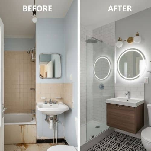 1 bed room apartment renovation cost dubai