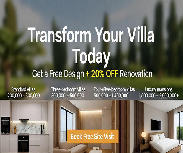 Villa Renovation cost Dubai