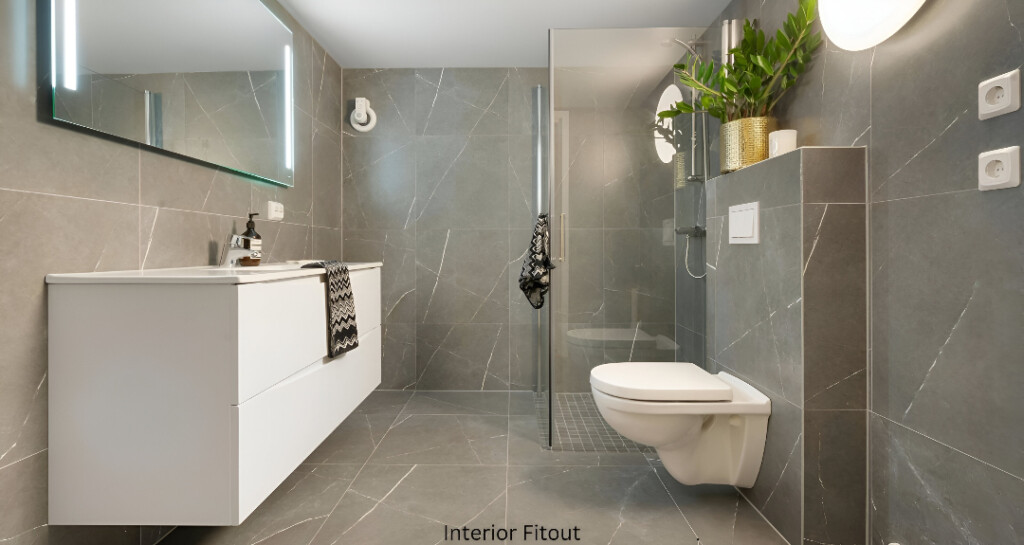 Gypsum Walls to Bathroom Tiles