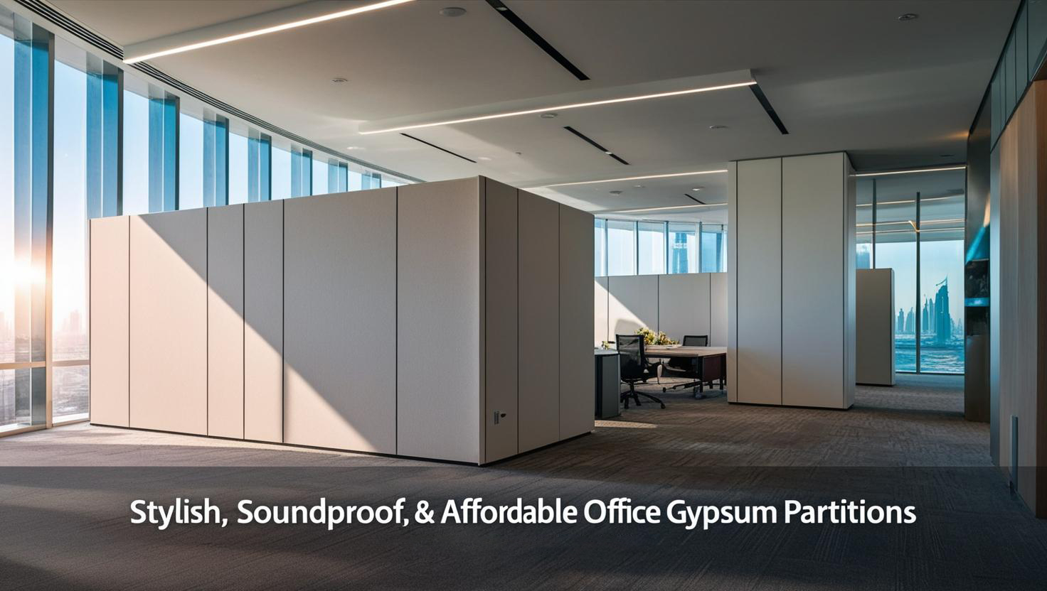 Office Gypsum Partitions in Dubai: Stylish, Soundproof, and Affordable